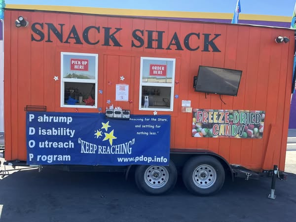PDOP Snack Shack concession trailer serving event food